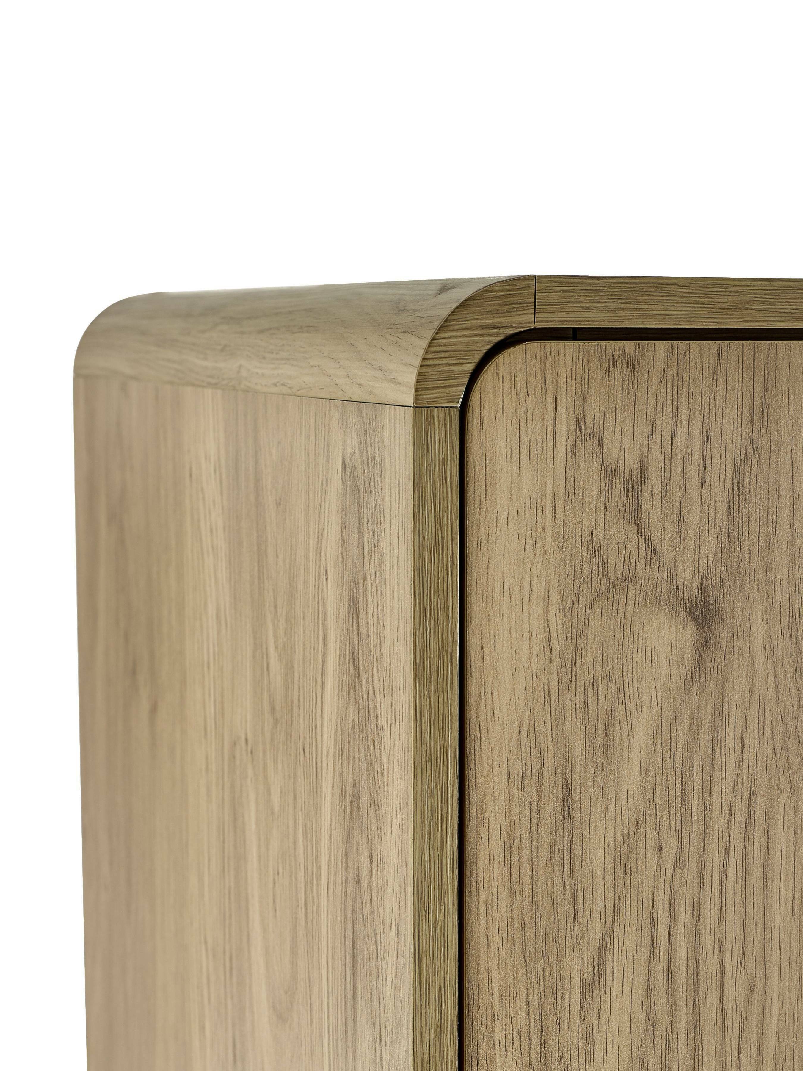 Boswell Oak Wood Double Wardrobe